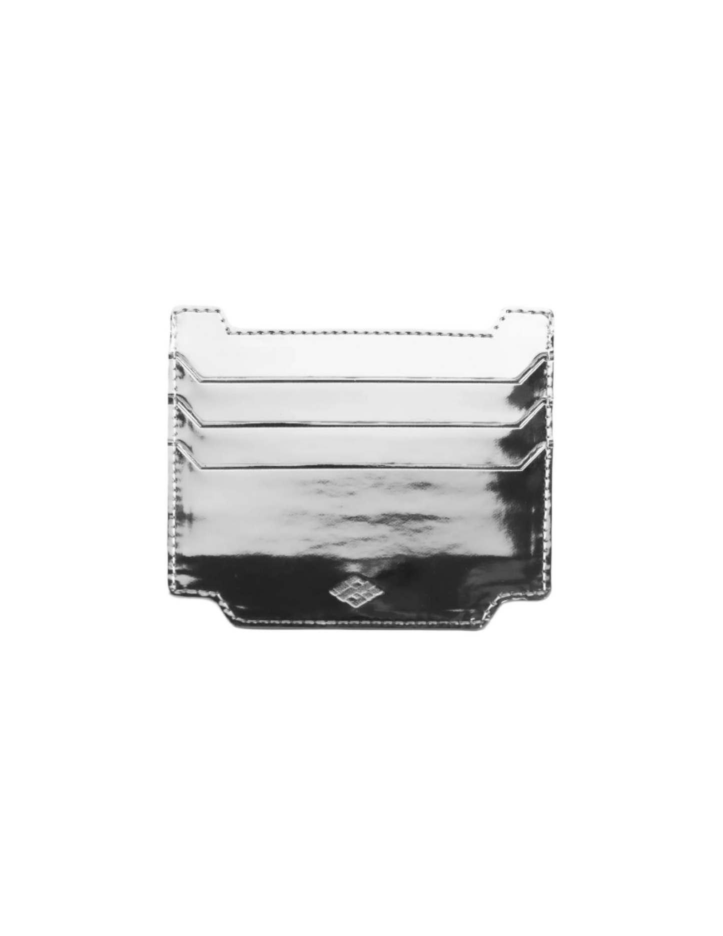 Silver Metallic Card Holder