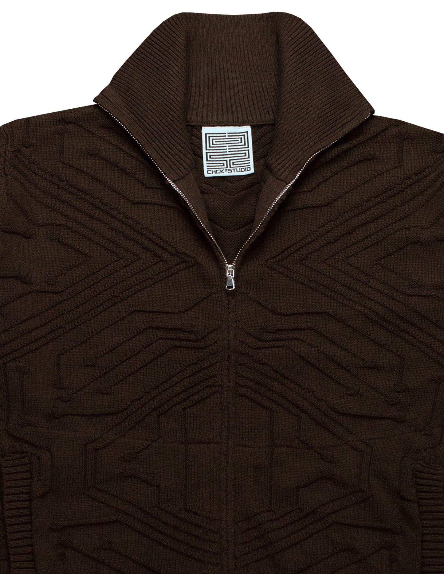 Motherboard cable knit sweater