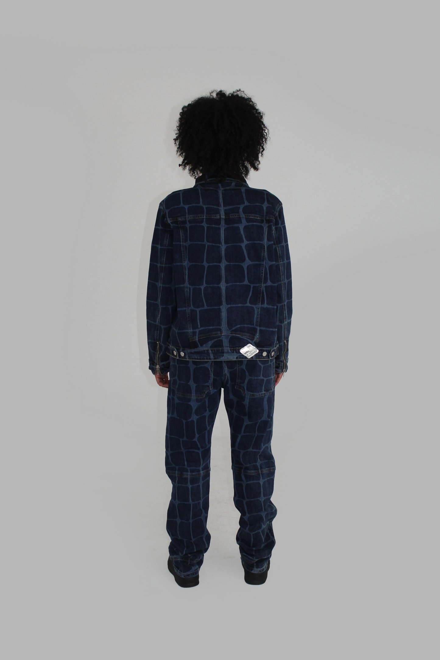 Crocodile Denim Jacket