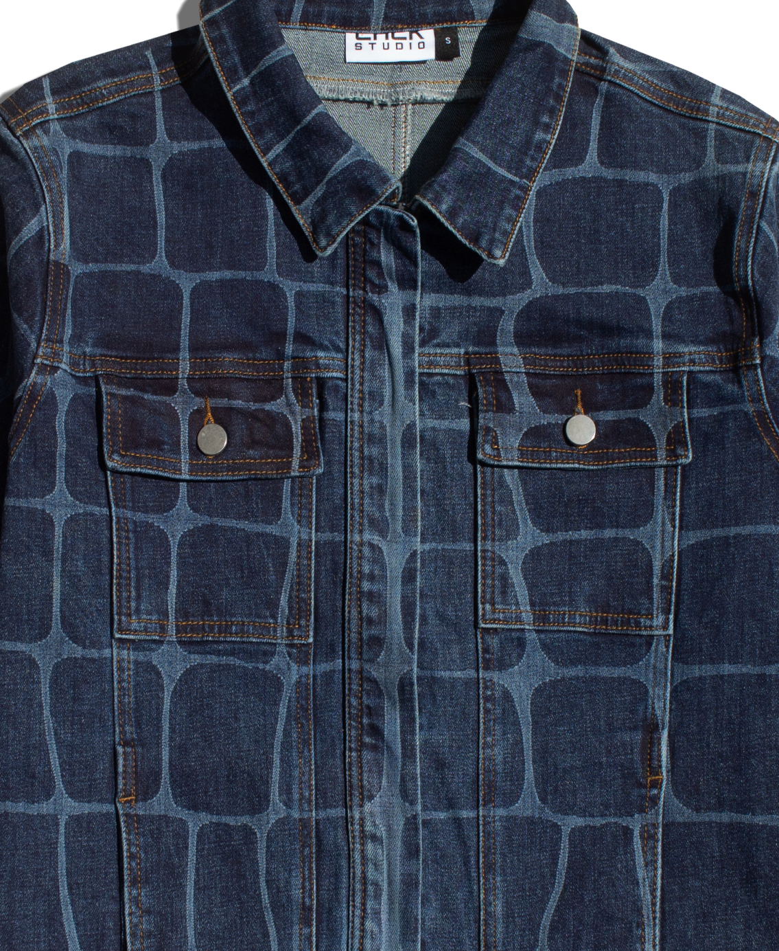 Crocodile Denim Jacket