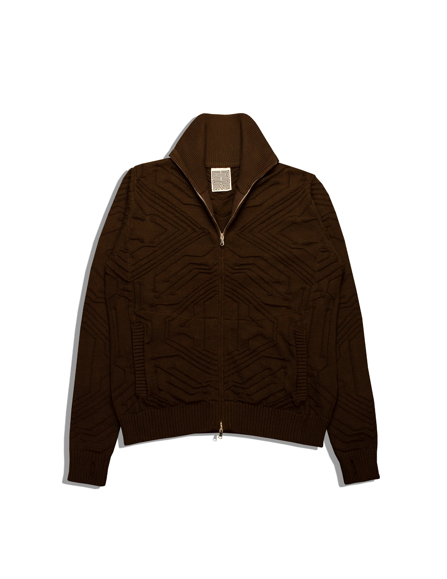 Motherboard cable knit sweater