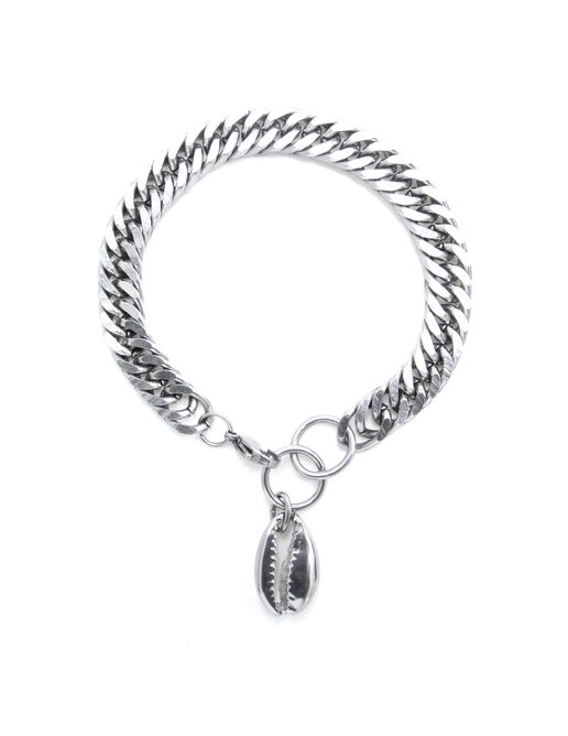 Cowrie Shell Cuban link Bracelet